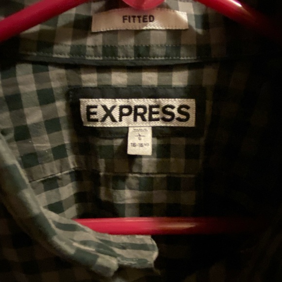 Men’s Express fitted button shirt size large - Picture 3 of 3